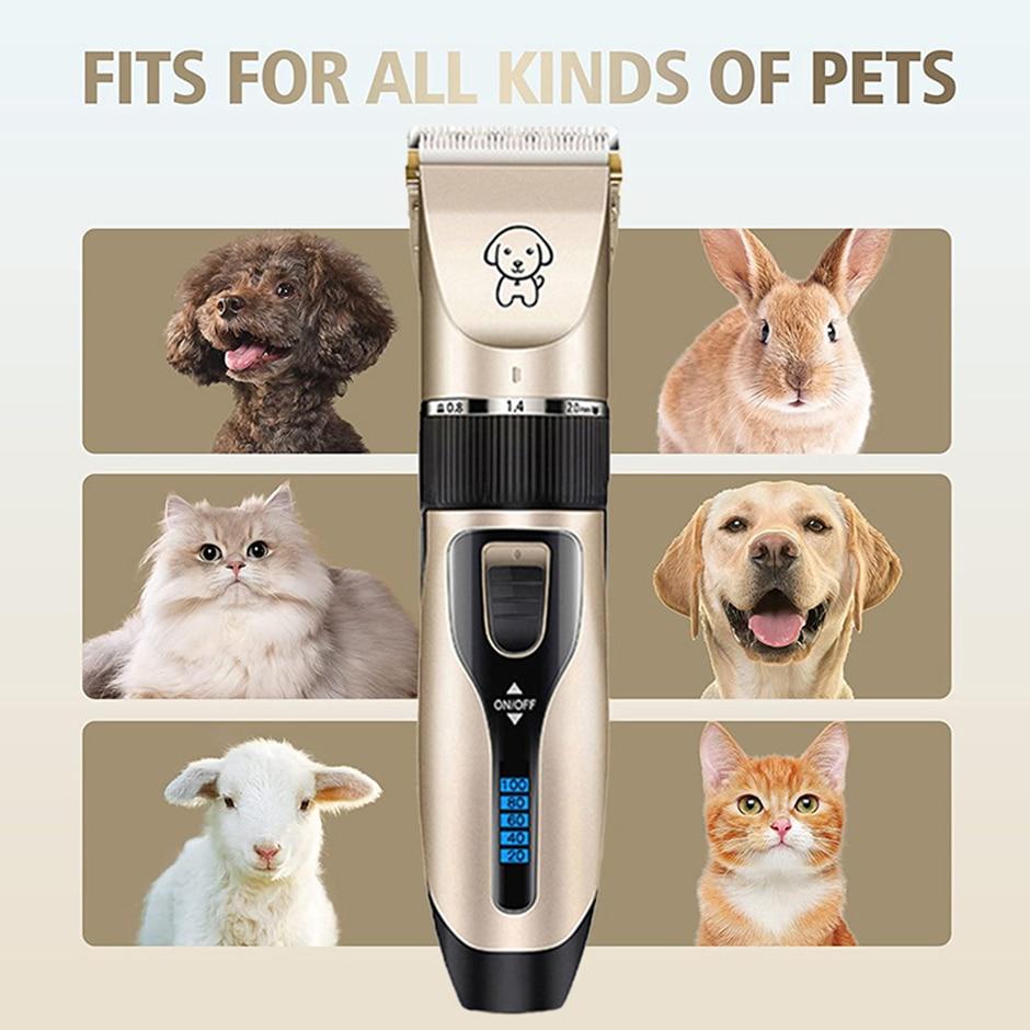 Dog Clipper Dog Hair Clippers Grooming Haircut Trimmer Shaver Set Pets Cordless Rechargeable Professional | Fugo Best