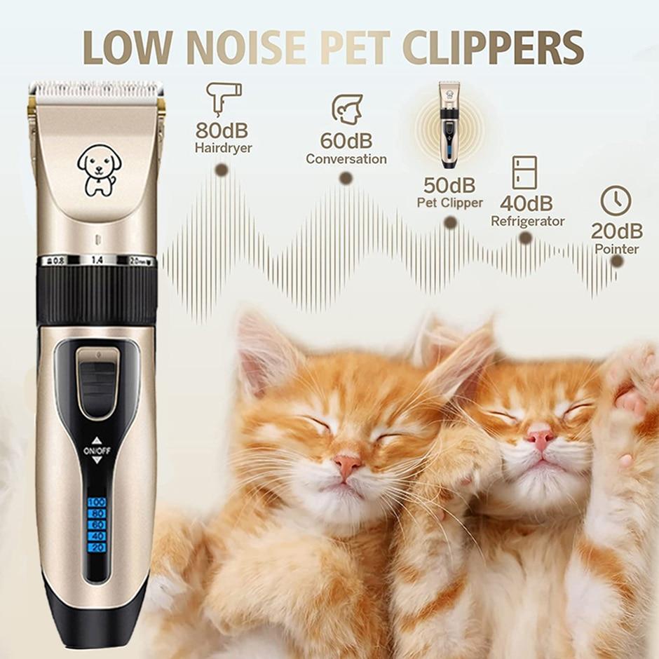 Dog Clipper Dog Hair Clippers Grooming Haircut Trimmer Shaver Set Pets Cordless Rechargeable Professional | Fugo Best