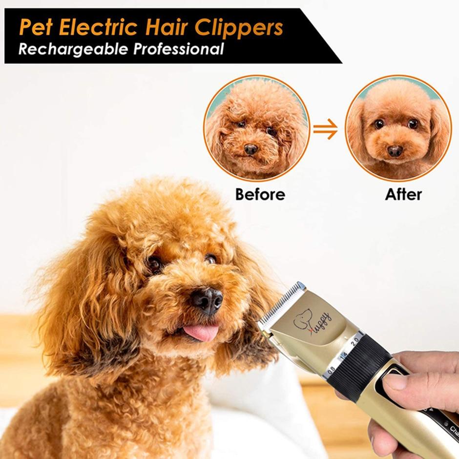 Dog Clipper Dog Hair Clippers Grooming Haircut Trimmer Shaver Set Pets Cordless Rechargeable Professional | Fugo Best