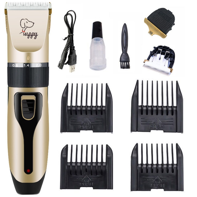 Dog Clipper Dog Hair Clippers Grooming Haircut Trimmer Shaver Set Pets Cordless Rechargeable Professional | Fugo Best