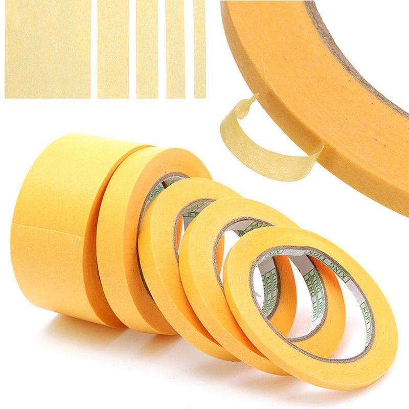 20M Yellow Masking Tape High adhesive tape suitable for Wall Decoration Car Decoration DIY Art Students Painting Use | Fugo Best