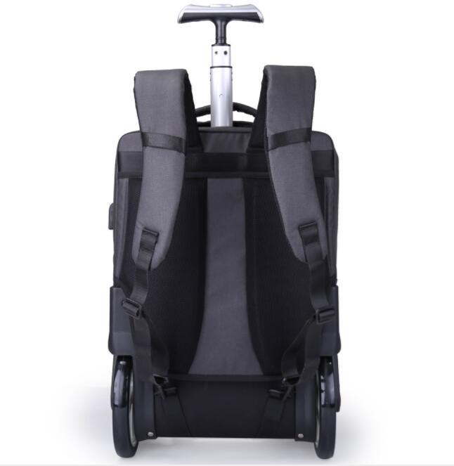 Men Travel trolley bag Rolling Luggage backpack bags on wheels wheeled backpack for Business Cabin carry on luggage bag wheels | Fugo Best