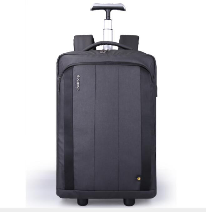 Men Travel trolley bag Rolling Luggage backpack bags on wheels wheeled backpack for Business Cabin carry on luggage bag wheels | Fugo Best