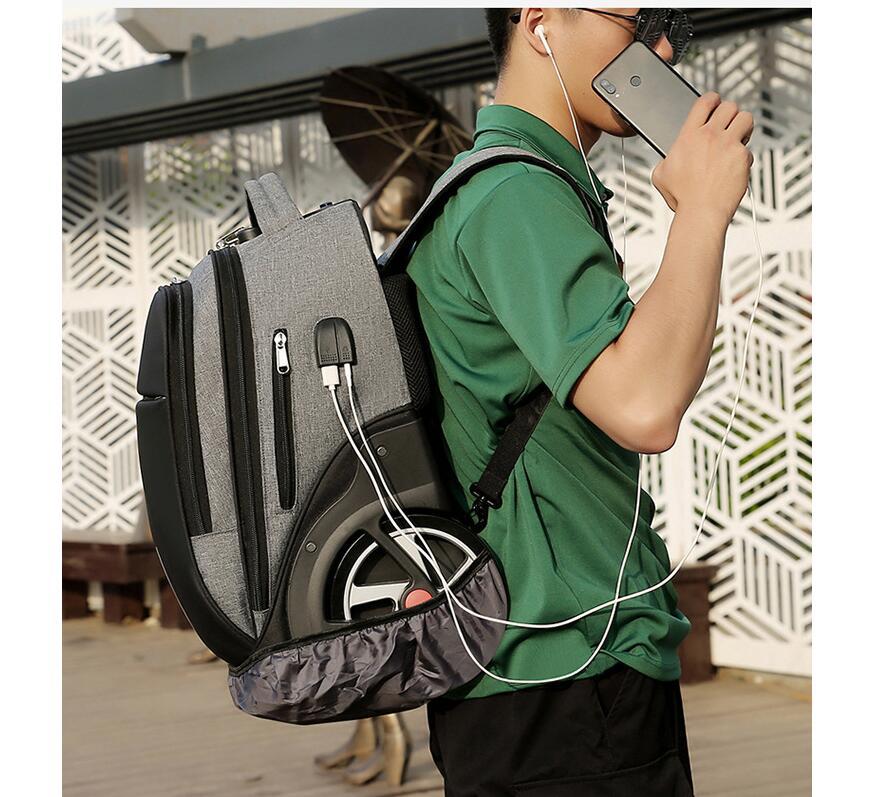 Rolling Luggage backpack 18 Inch School Trolley Bag wheeled backpack Bags with wheels Travel Trolley Bag for school teenagers | Fugo Best