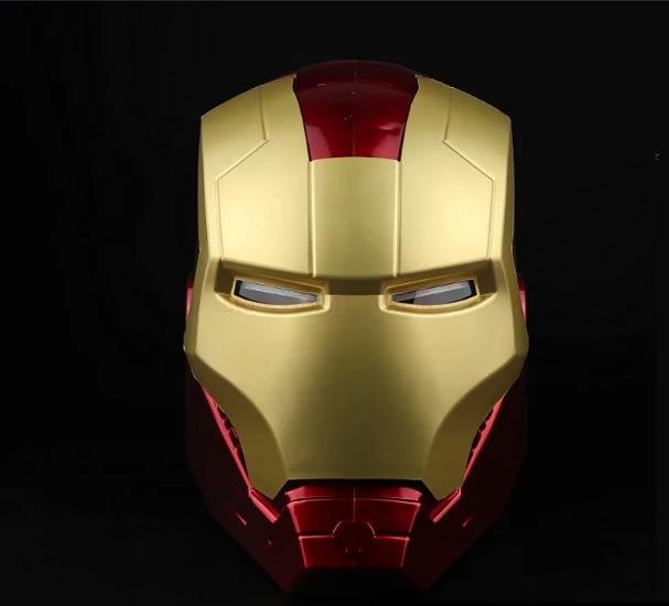 2023 Hot Marvel Avengers Iron Man Helmet Cosplay Light Led Ironman Mask Pvc Action Figure Toys Child Adult Gift | Fugo Best