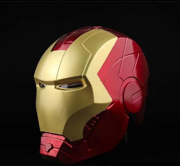 2023 Hot Marvel Avengers Iron Man Helmet Cosplay Light Led Ironman Mask Pvc Action Figure Toys Child Adult Gift | Fugo Best