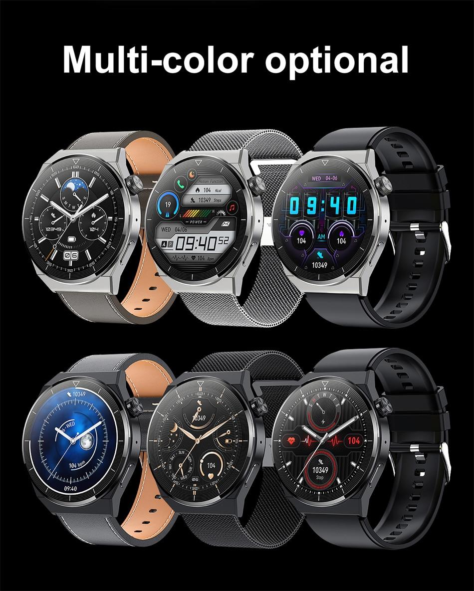 For Huawei Xiaomi NFC Smart Watch Men GT3 Pro AMOLED 390*390 HD Screen Heart Rate Bluetooth Call IP68 Waterproof SmartWatch 2023 | Fugo Best