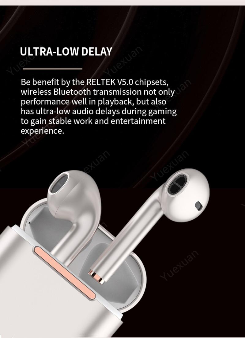 Xiaomi J18 Earbuds True Wireless Earphone Noise Cancelling Bluetooth Headset HD Business Headphone InEar Handsfree With Mic | Fugo Best