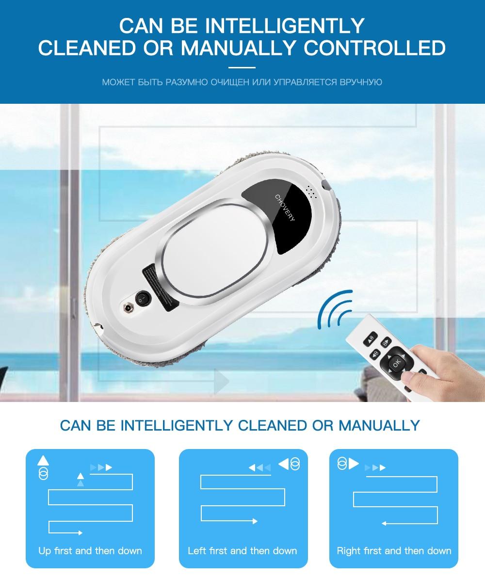 CHOVERY Robot vacuum cleaner window cleaning robot window cleaner electric glass limpiacristales remote control | Fugo Best