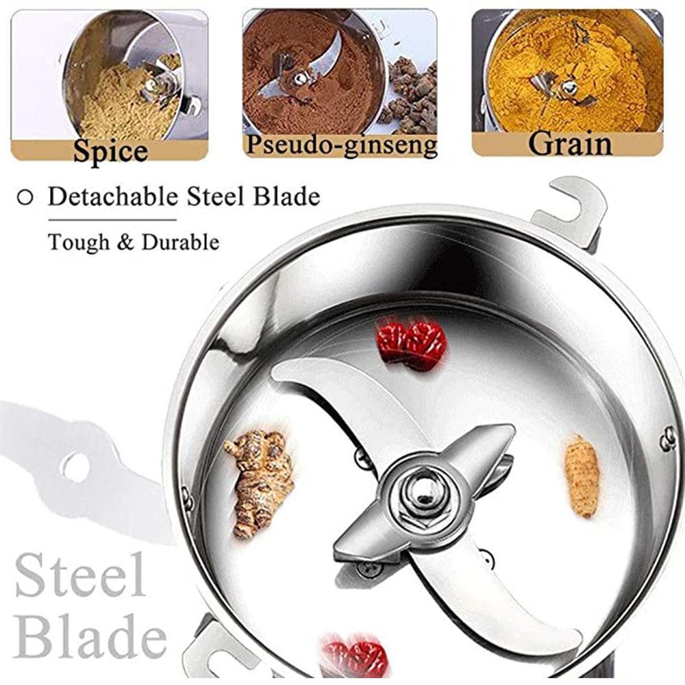 800g Grains Spices Hebals Cereals Coffee Dry Food Grinder Electric Grain Mill Beans Crusher Coffee Machine Powder Crusher | Fugo Best