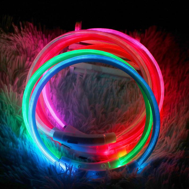 Led Dog Collar Luminous Usb Cat Dog Collar 3 Modes Led Light Glowing Loss Prevention LED Collar For Dogs Pet Dog Accessories | Fugo Best