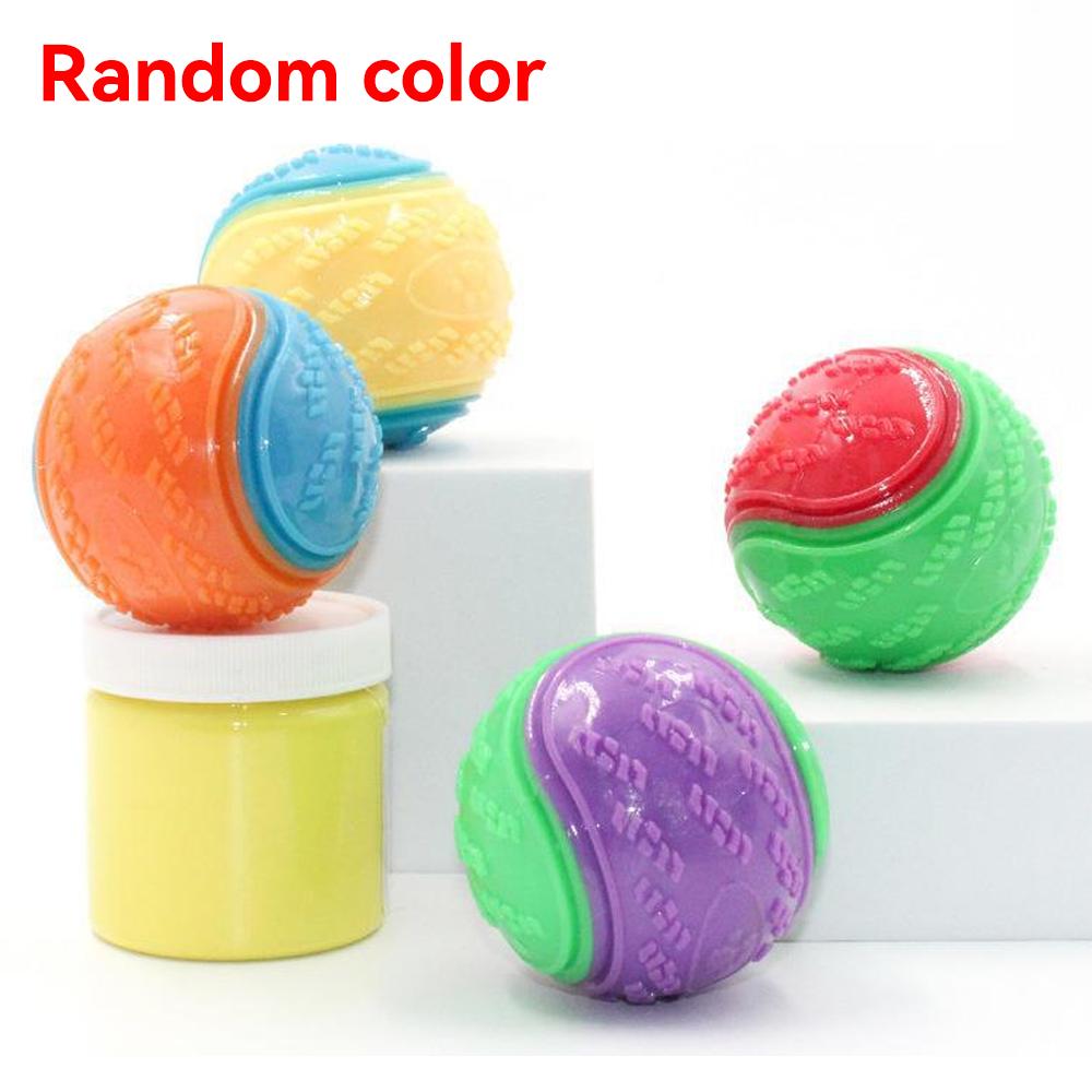 Bite-resistant Pet Dog Toy Rubber Ball Beef-flavored Elastic Ball To Prevent Dog From Destroying Things Dog Training Supply | Fugo Best