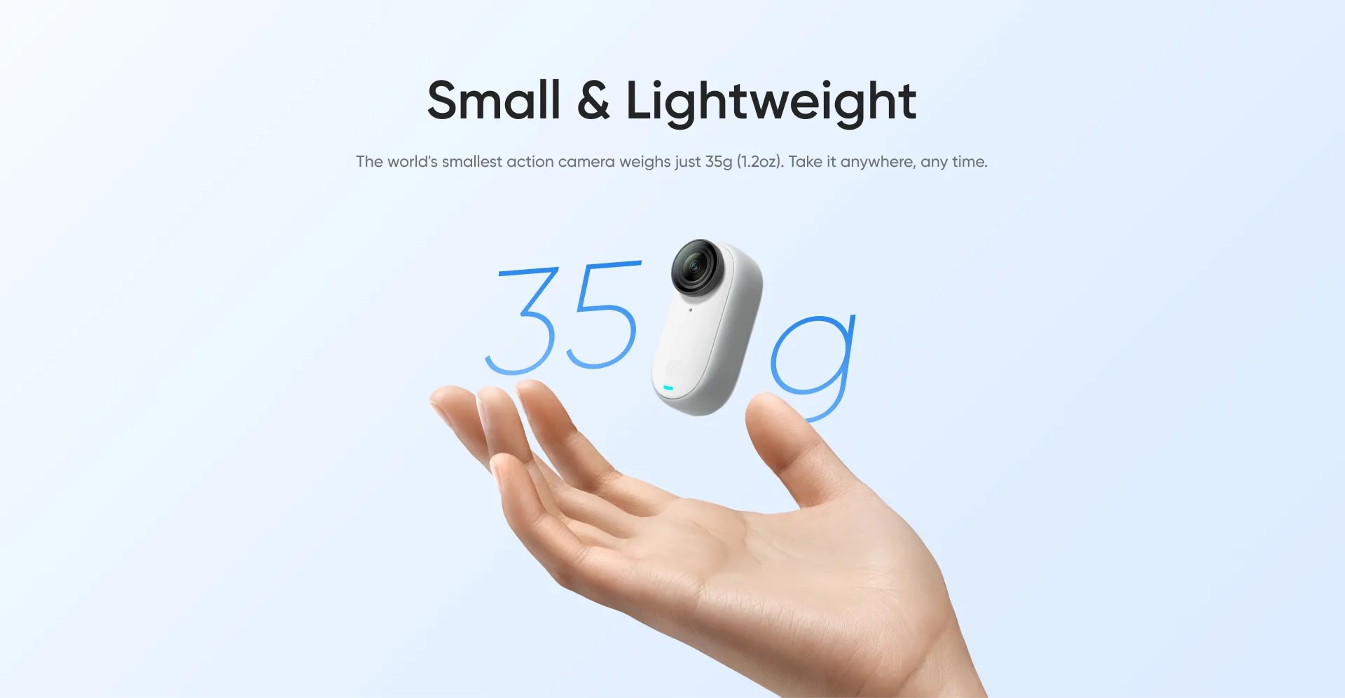 Insta360 NEW GO 3 Tiny Action Camera ??Standalone Version for 32/64/128GB, Mount Anywhere, 2.7K POV. | Fugo Best