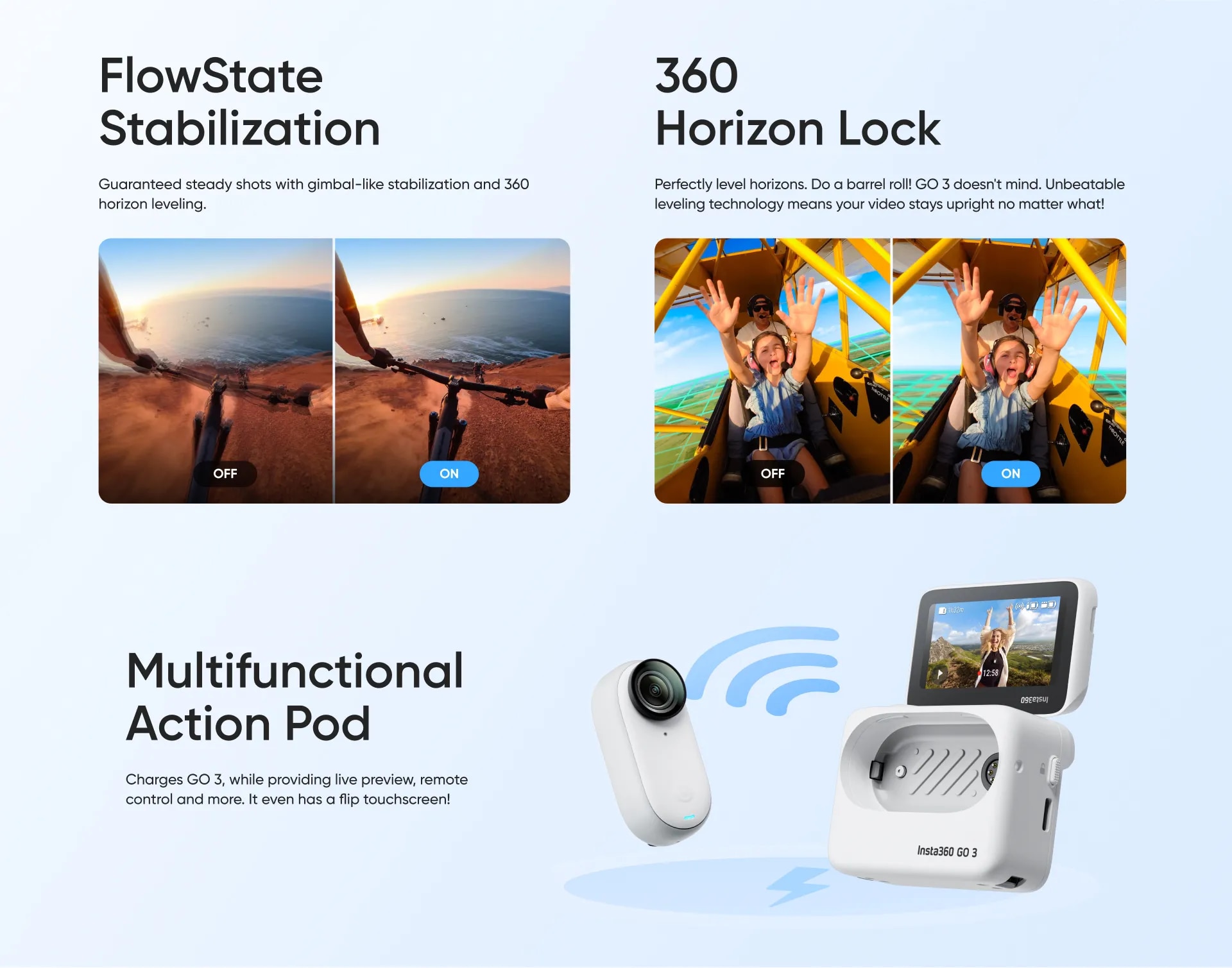 Insta360 NEW GO 3 Tiny Action Camera ??Standalone Version for 32/64/128GB, Mount Anywhere, 2.7K POV. | Fugo Best