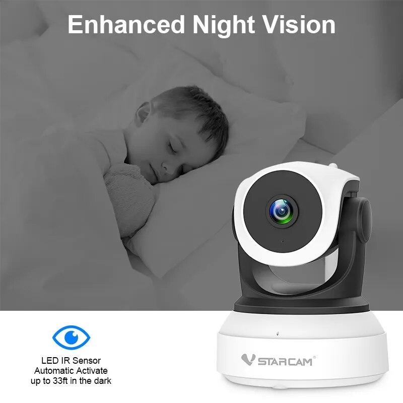 Vstarcam HD 1080P IP Camera indoor Wireless Wifi Security Cameras Night Vision AI Human Detection Home Security Baby Monitor | Fugo Best