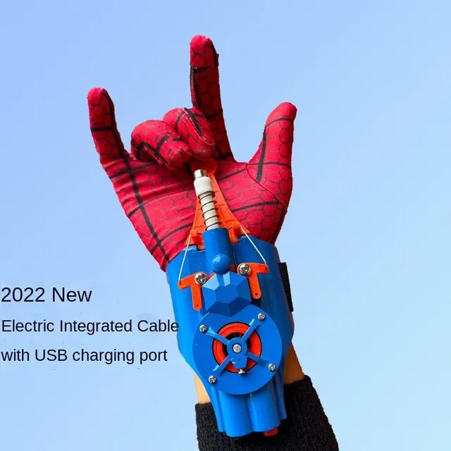 Spiderman Web Shooters Spider Man Wrist Launcher Upgraded Version Peter Parker Cosplay Gadgets Set Toys for Children Gift Kids | Fugo Best