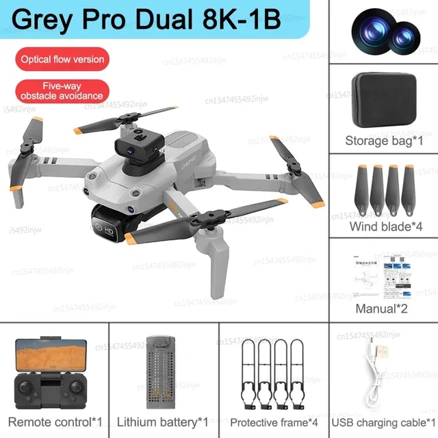 New G5Max Drone 8K 5G GPS Professional HD Aerial Photography Dual-Camera Omnidirectional Obstacle Avoidance Quadrotor 8000M | Fugo Best