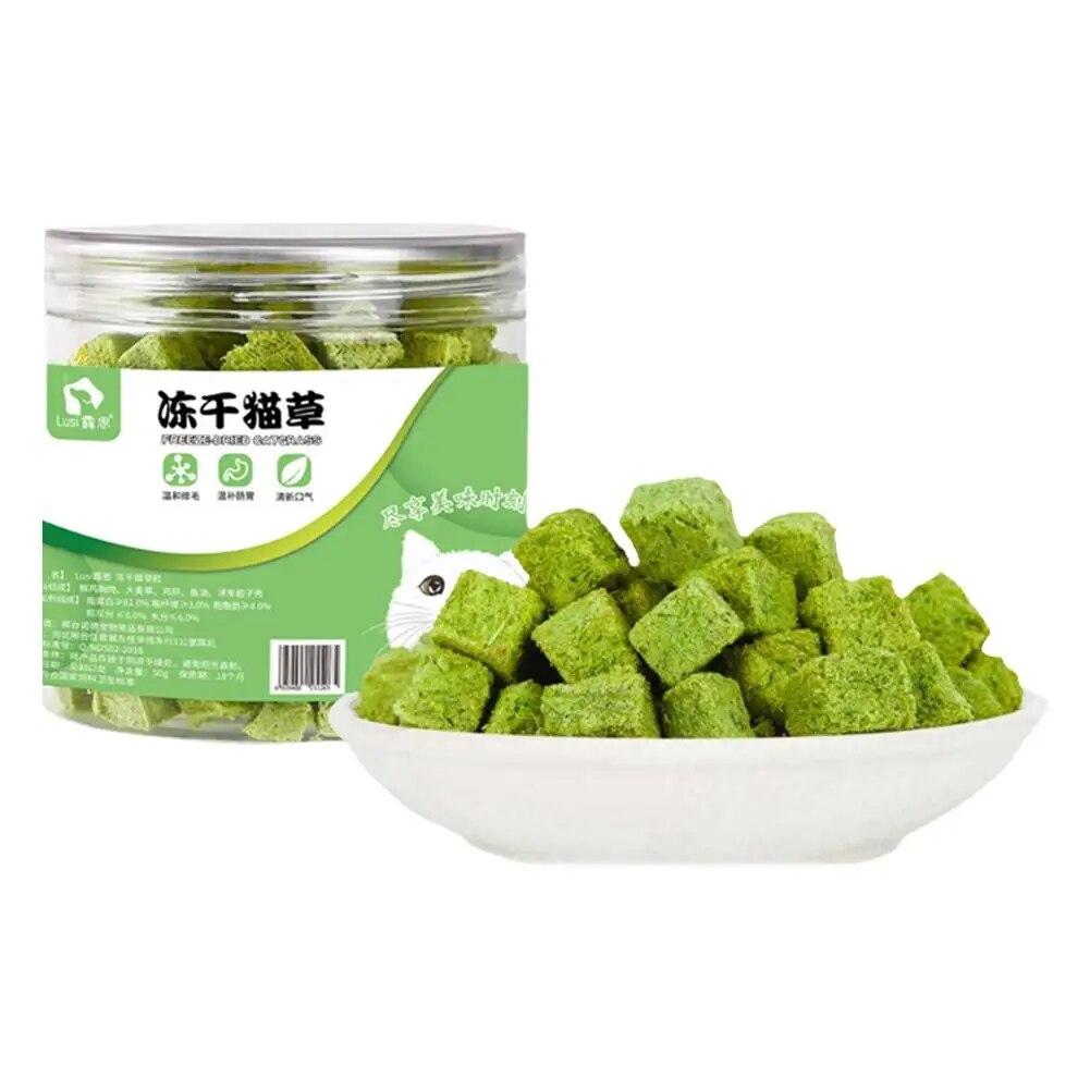 Freeze Dried Particle Cat Grass Little Cat Snacks Promptly Soluble Instant Catnip Chicken Breast Cat Caring For Pet Cats | Fugo Best