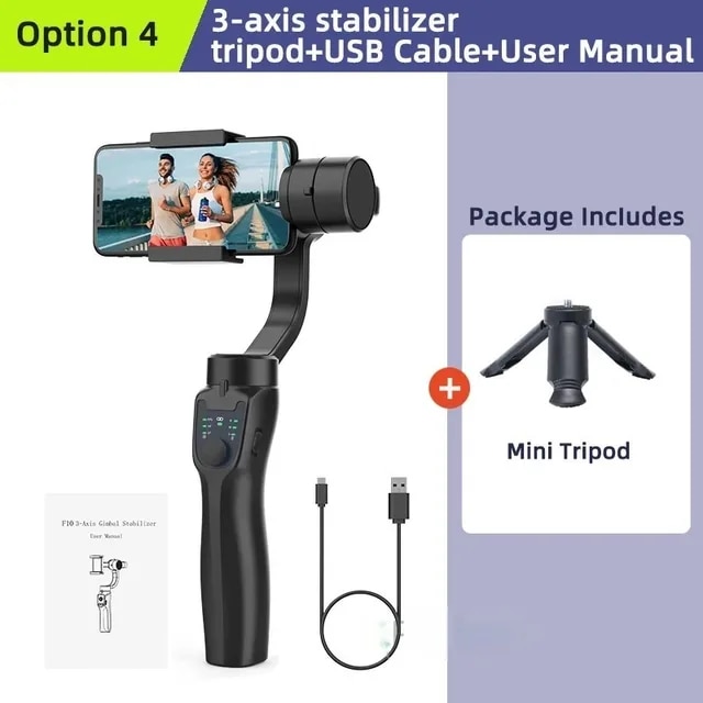 Smartphone Gimbal Stabilizer 3-Axis Phone Gimbal for Xiaomi iPhone 14 Pro Max YouTube TikTok Vlog Video Record | Fugo Best