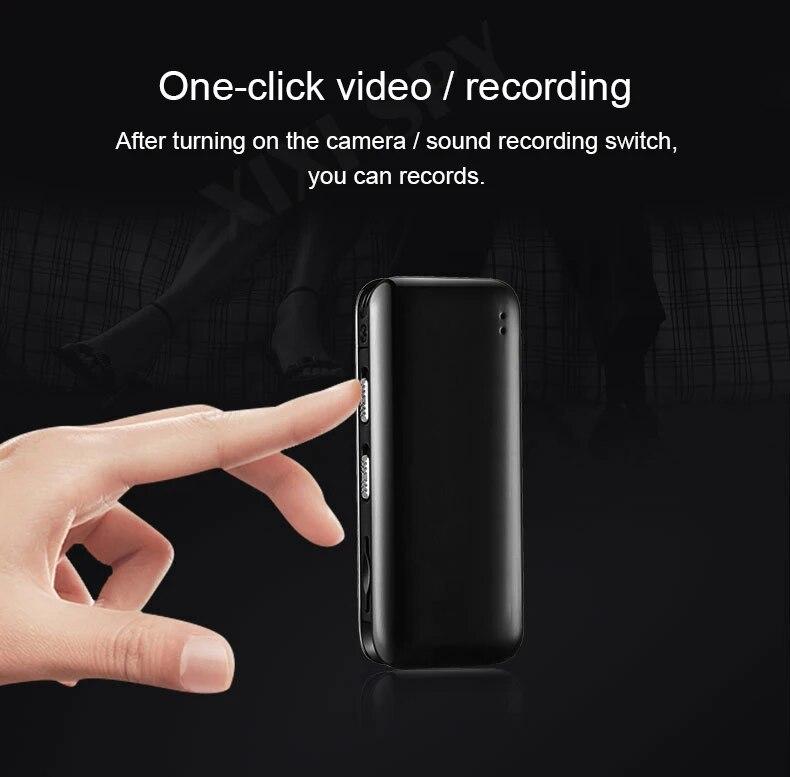 Mini Camera HD 1080P Portable Professional Digital Voice Video Recorder for Business Conference Wearable Body Micro Camera | Fugo Best