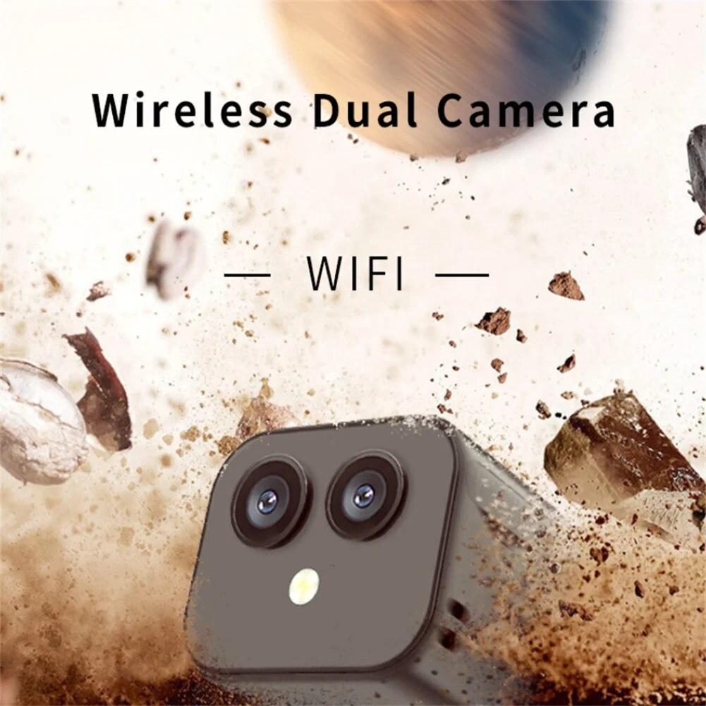 WiFi Mini IP Camera HD 4K Wireless Security Surveillance Micro Dual Cam Night Vision Smart Home Sports Monitor Built-in Battery | Fugo Best