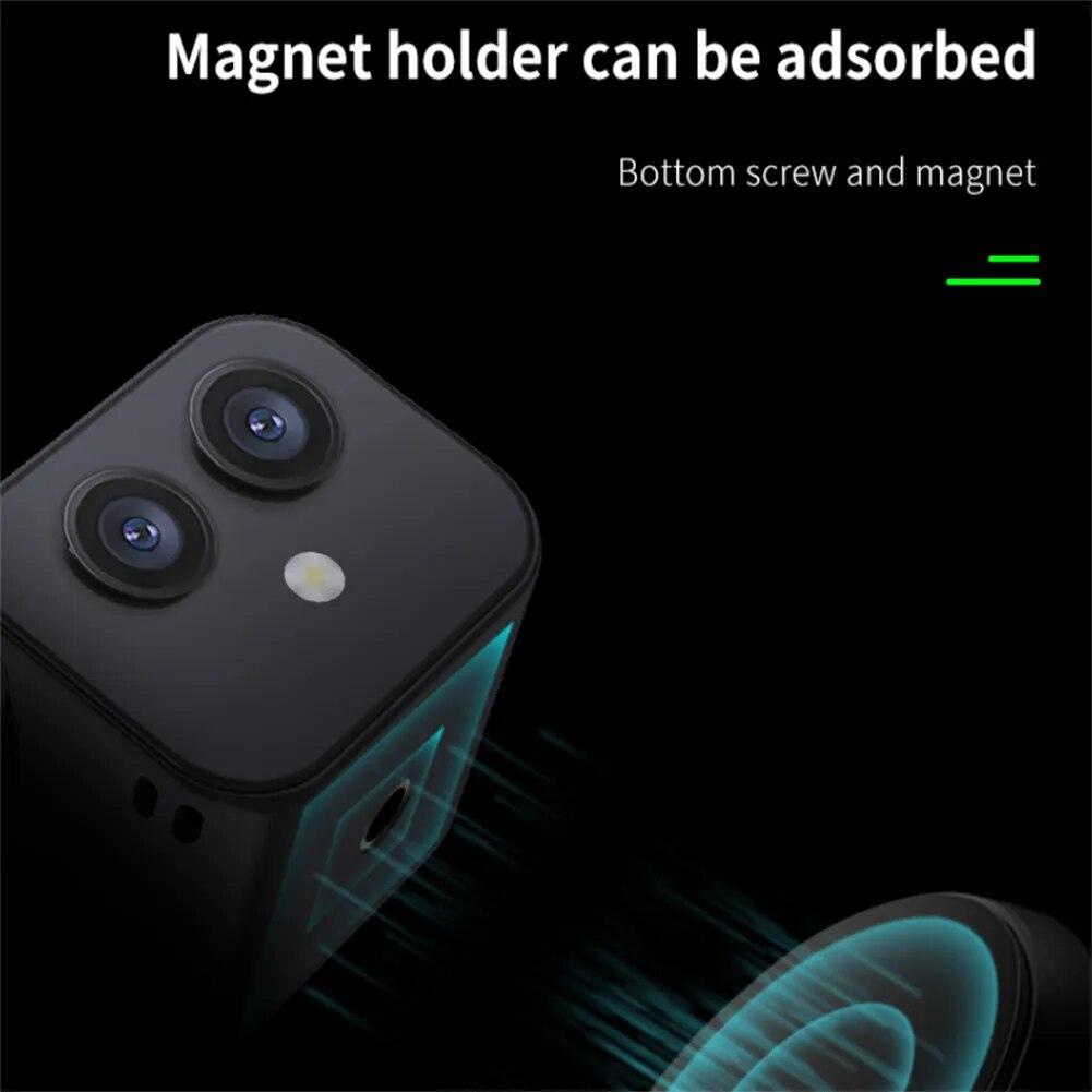 WiFi Mini IP Camera HD 4K Wireless Security Surveillance Micro Dual Cam Night Vision Smart Home Sports Monitor Built-in Battery | Fugo Best