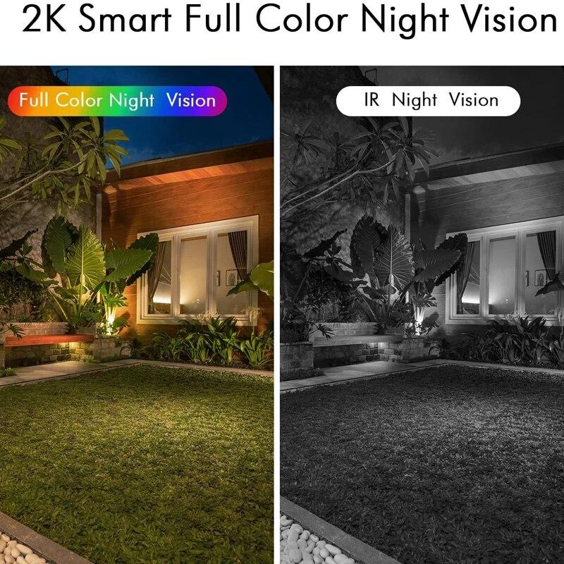 Security Cameras Wireless Outdoor, 2K Battery Powered WiFi Camera AI Motion Siren Spotlight, Color Night Vision, IP66 Waterproof | Fugo Best