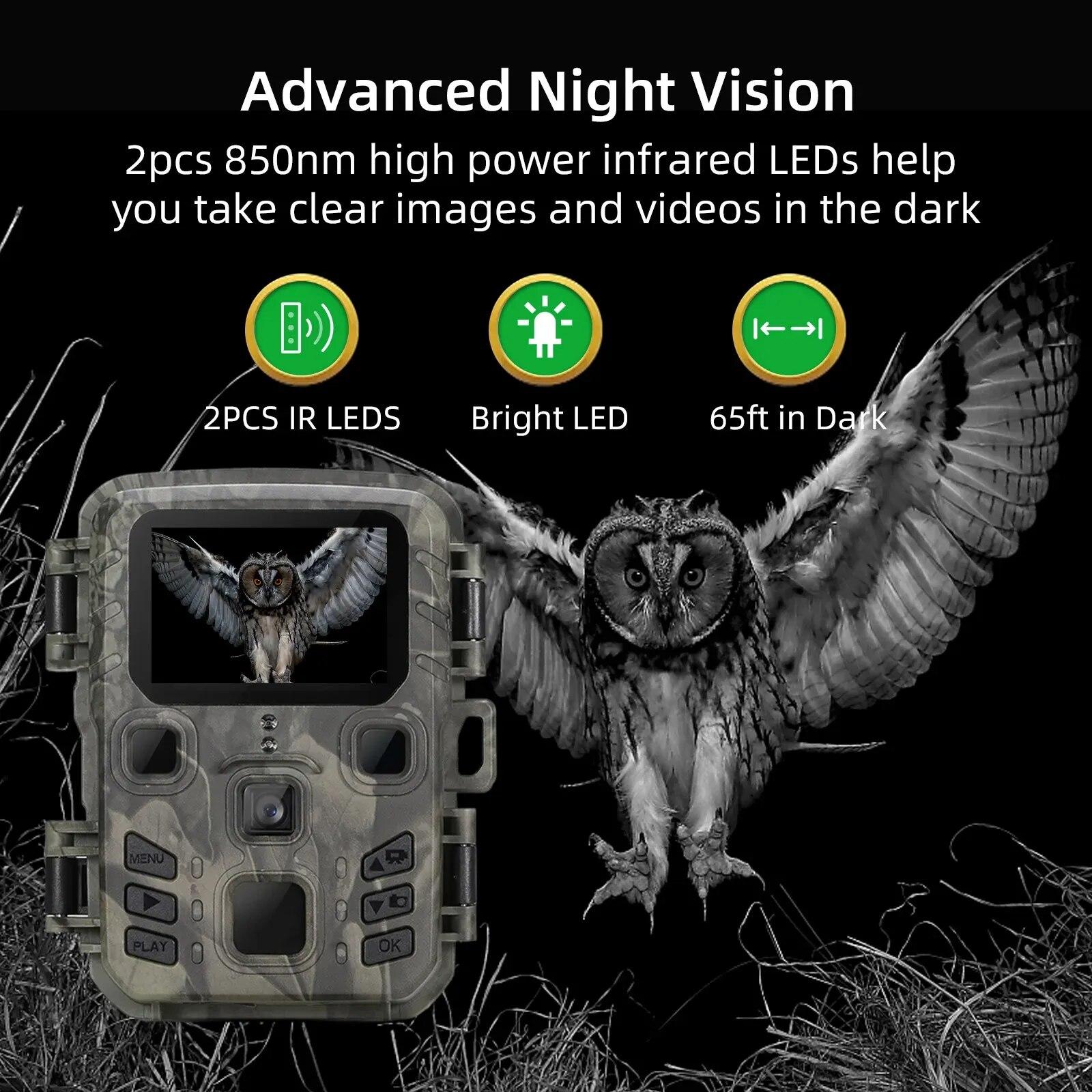 Mini301/Wifi301 Hunting Camera APP Control Trail Camera Wireless Bluetooth 24MP 1296P Night Vision Motion Wildlife Traps Photo | Fugo Best