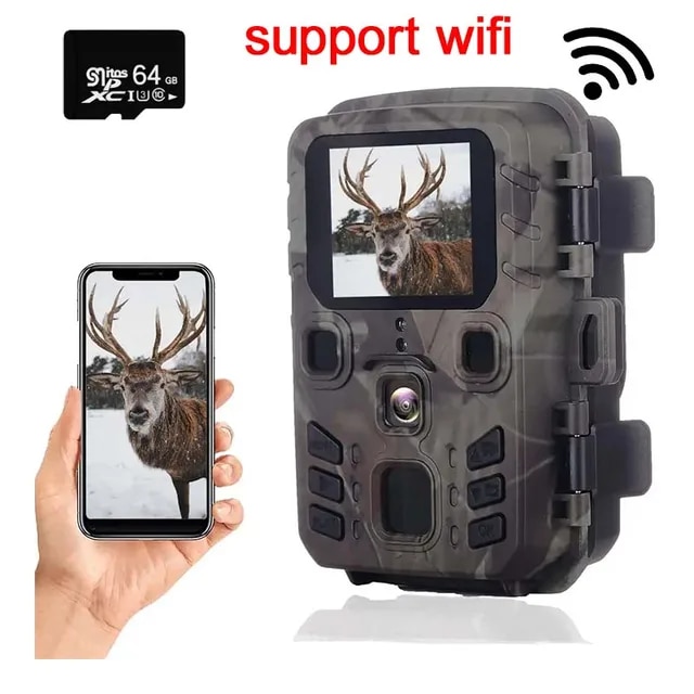 Mini301/Wifi301 Hunting Camera APP Control Trail Camera Wireless Bluetooth 24MP 1296P Night Vision Motion Wildlife Traps Photo | Fugo Best