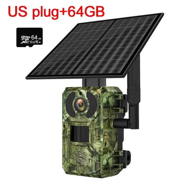 6W Solar Hunting Trail Camera H10 4MP 4G Wildlife Survalance Camera Two-way Audio PIR Sensing Infrared Night Vision Motion Detec | Fugo Best