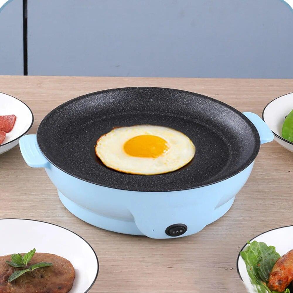 220V Multifunction Electric Frying Pan Skillet Non-Sticky Grill Fry Baking Roast Pan Cooker Steak Barbecue Cooking Kitchen Tool | Fugo Best