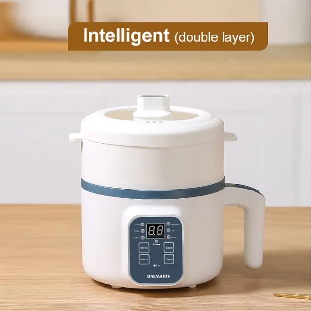 1.7L Electric Rice Cooker Single Double Layer 220V Multi Cooker Non-Stick Smart Mechanical MultiCooker Steamed Rice Pot For Home | Fugo Best