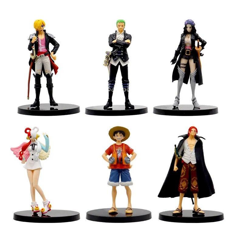 Bandai 17cm ONE PIECE Model Theater Version Nami, Singer Uta Shanks, Usopp, Robin, Luffy Animation Figure Peripheral Ornament | Fugo Best