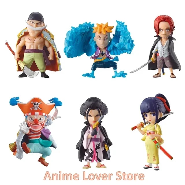 Bandai Original One Piece Gashapon Vo.4 Vo.5 Vo.6 Luffy Uta Sunny Shanks Marco Buggy Sanji Vivi Anime Figures Toys for Kids Gift | Fugo Best