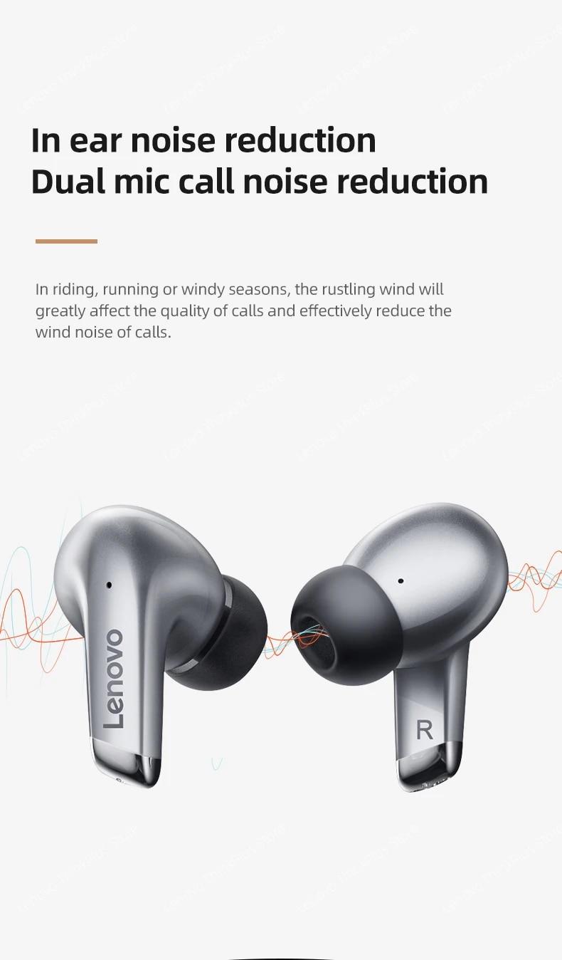 Original Lenovo LP5 Wireless Bluetooth Earbuds HiFi Music Earphone With Mic Headphones Sports Waterproof Headset 2021New | Fugo Best