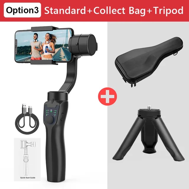 F8 Handheld 3-Axis Gimbal Phone Holder Anti Shake Video Record Stabilizer for Xiaomi iPhone Cellphone Smartphone | Fugo Best