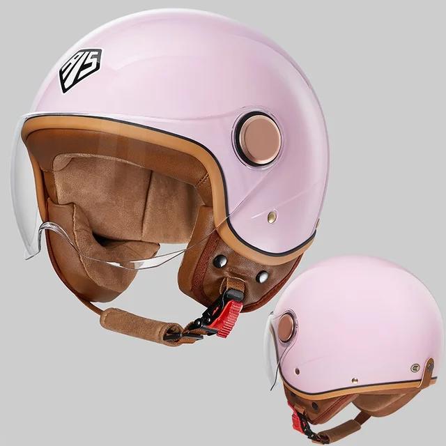 Motorcycle helmet jet Vintage helmet Open face retro 3/4 half helmet | Fugo Best