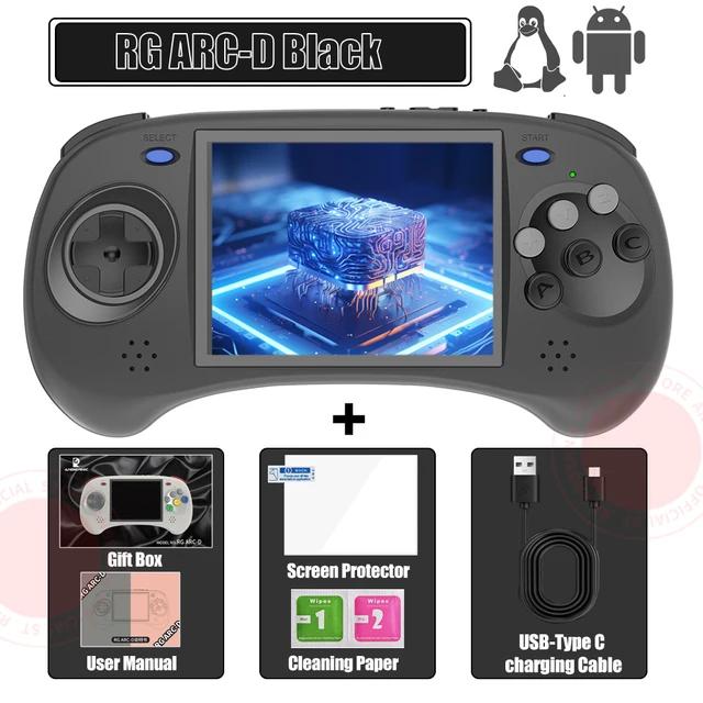 ANBERNIC RG ARC-S/RG ARC-D Retro Games RK3566 4.0 INCH 640*480 Handheld Game Console Emulator LINUX System 3500mAh HD-compatible | Fugo Best