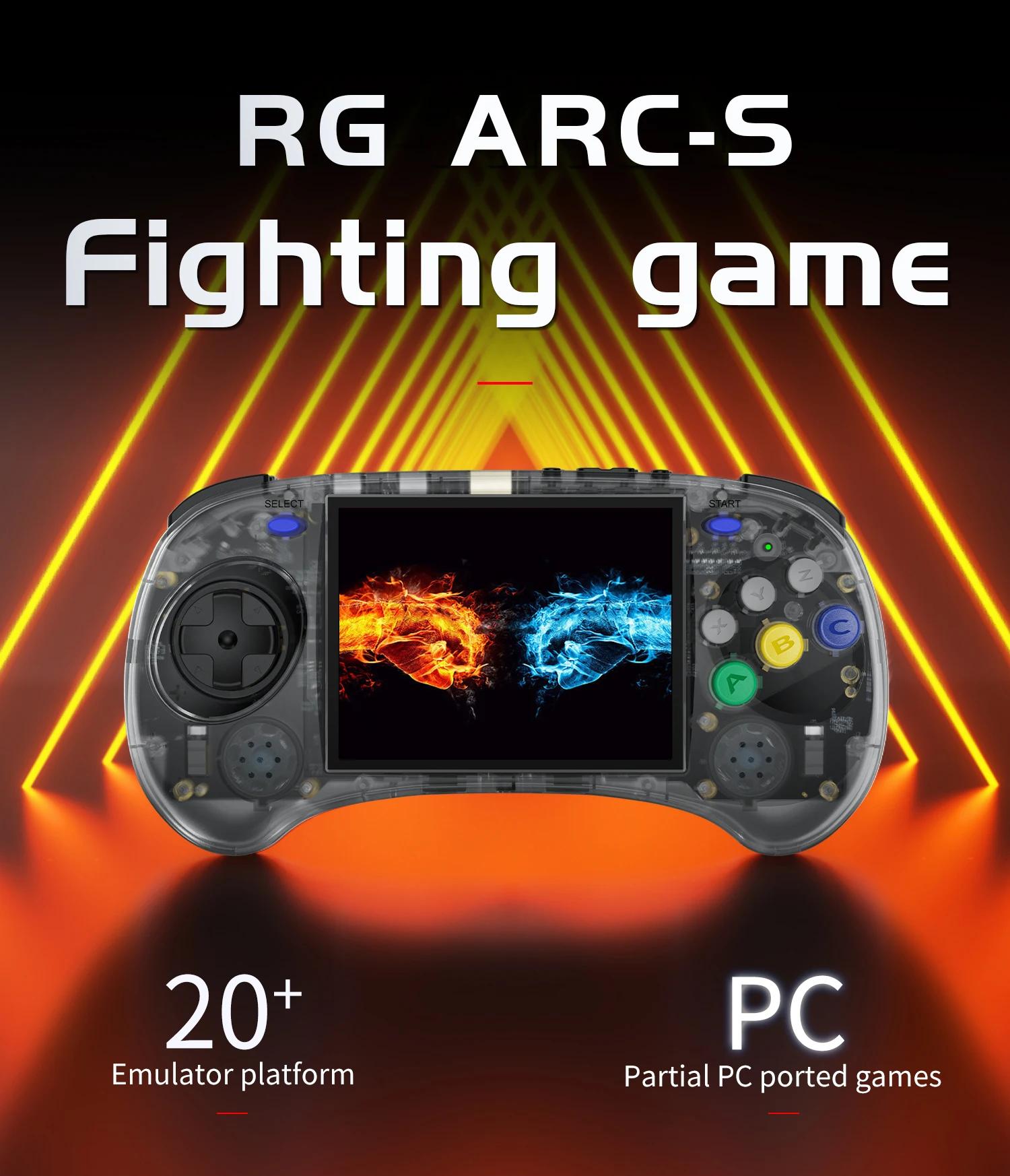 ANBERNIC RG ARC-S/RG ARC-D Retro Games RK3566 4.0 INCH 640*480 Handheld Game Console Emulator LINUX System 3500mAh HD-compatible | Fugo Best