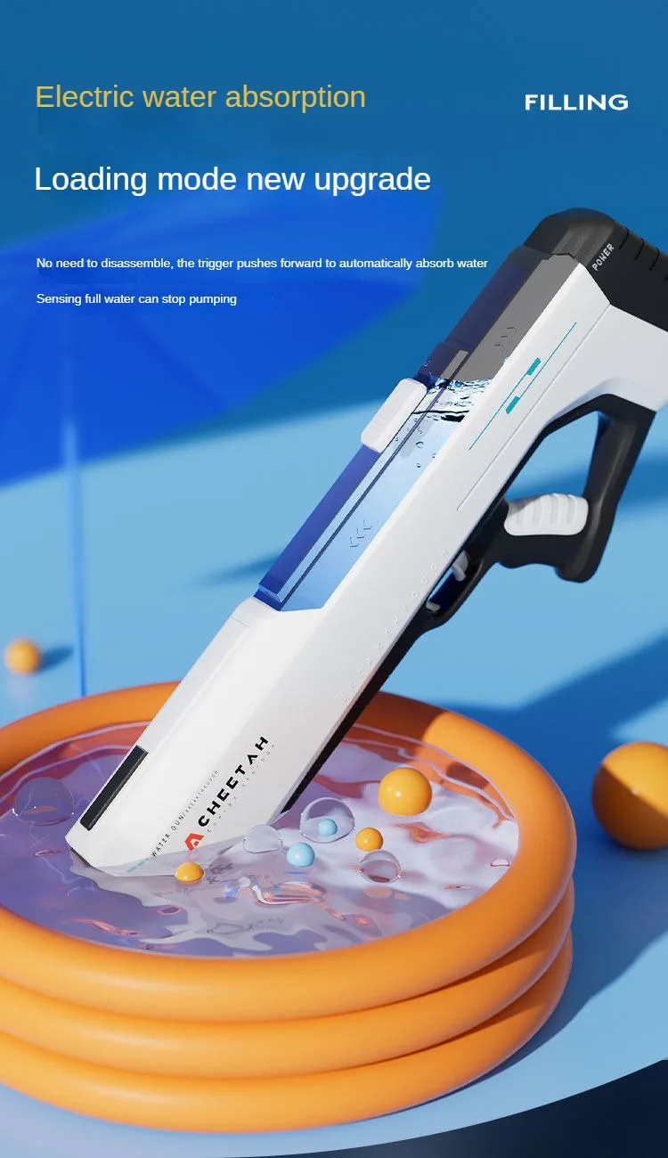 Automatically Absorb Water High Pressure Electric Water Gun Toys for Kids Summer Outdoor Pool Fight Games Children Watergun Gift | Fugo Best