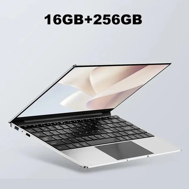 2024 New Laptop Computer Windows 11 Pro Ultra Slim Notebook 14.1 Inch Intel Pentium N3700 16GB 1024GB Office Study PC Computer | Fugo Best