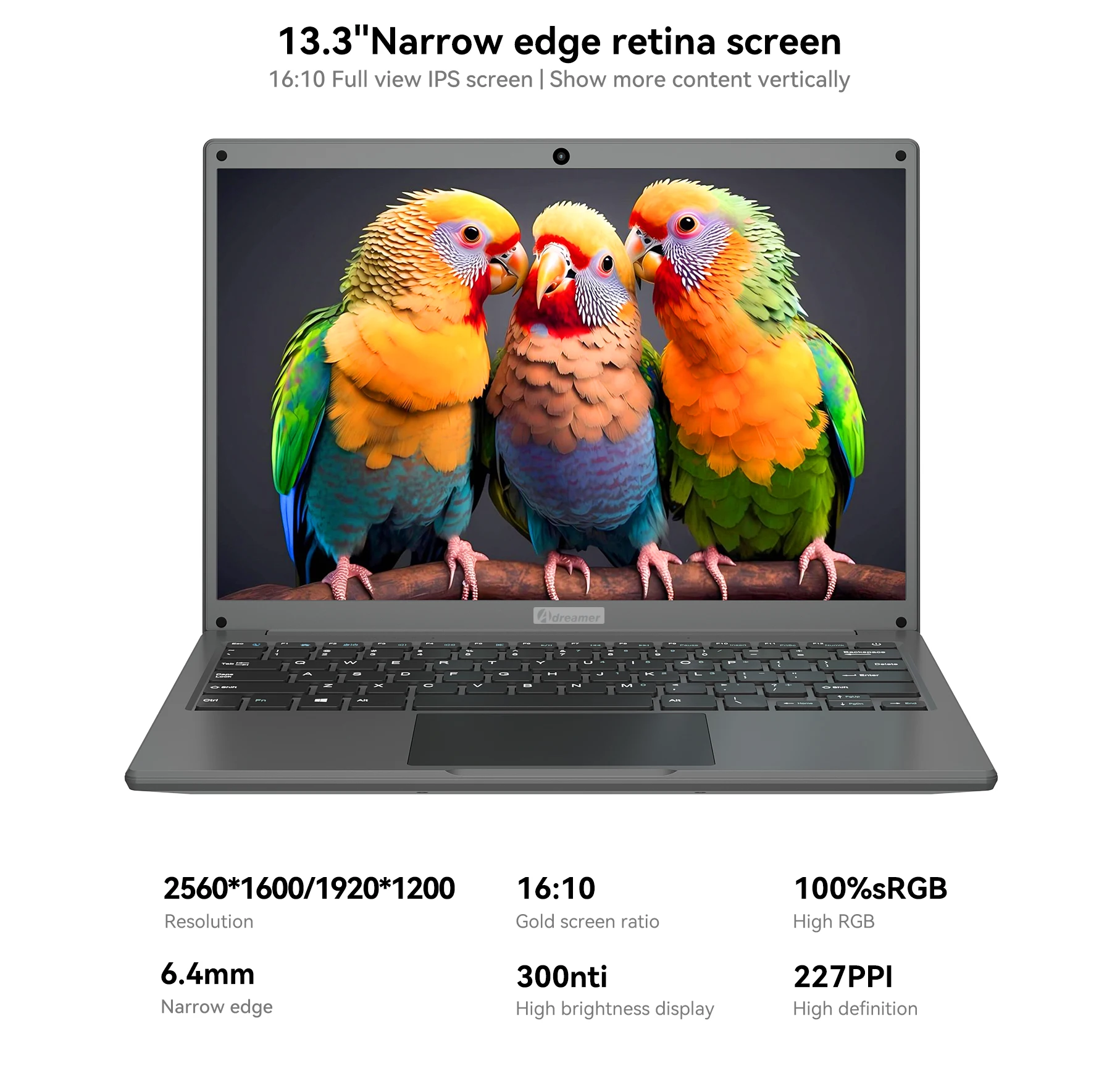 Adreamer LeoBook13 Laptop 8GB RAM 1TB SSD Computer 13.3-inch Intel Notebook 2560X1600 Resolution Celeron N4020 Portable Computer | Fugo Best