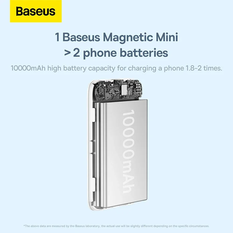 Baseus Magnetic Power Bank 20W 10000mAh Wireless Battery Magsafe Powerbank Portable Charger For iphone 14 13 12 | Fugo Best