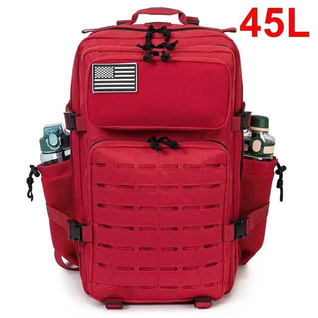 25L/45L Tactical Backpack Outdoor for Men and Women heavy duty Bag Small School Rucksack Hiking backpac kwith Bottle Holder | Fugo Best