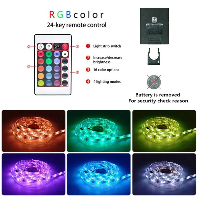 USB LED Strip Lights RGB 5050 Led Light Bluetooth App Control Flexible LED Lamp Ribbon For Room Decor TV BackLight Diode Tape | Fugo Best