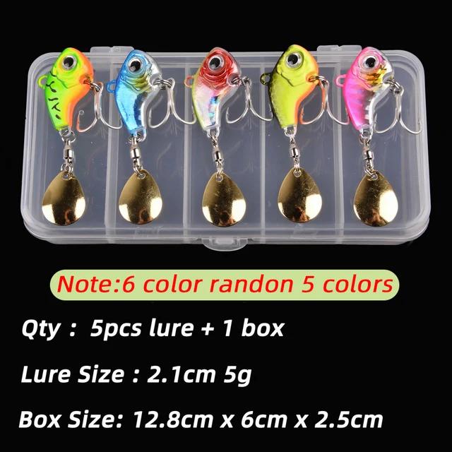 Rotating Metal VIB vibration Bait Spinner Spoon Fishing Lures 5g-20g Jigs Trout Winter Fishing Hard Baits Tackle Pesca | Fugo Best