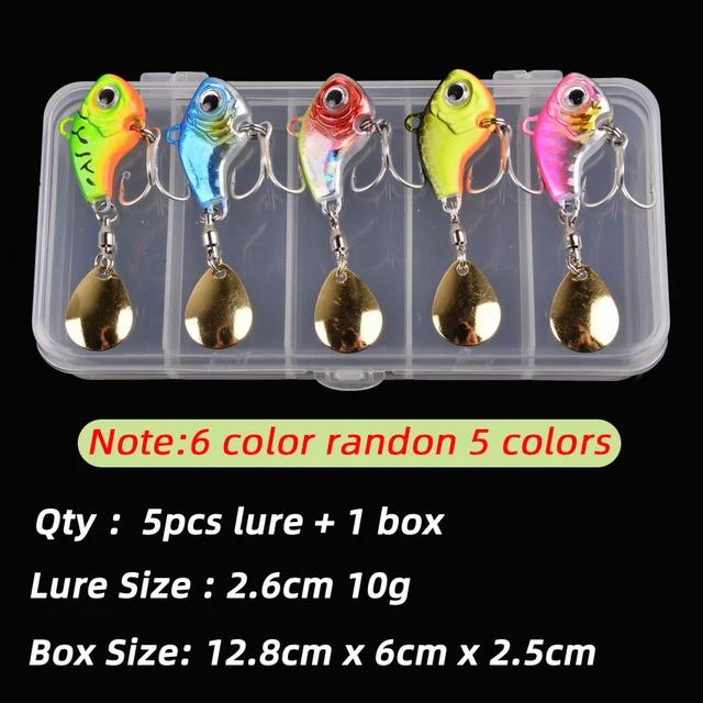 Rotating Metal VIB vibration Bait Spinner Spoon Fishing Lures 5g-20g Jigs Trout Winter Fishing Hard Baits Tackle Pesca | Fugo Best