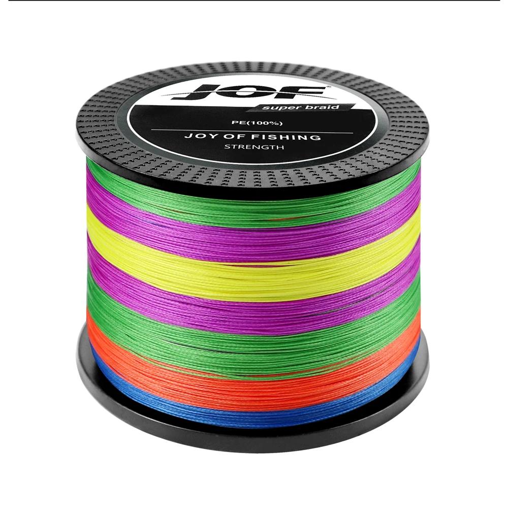 JOF 300M-1000M 8 Strand Braided Outdoor Fishing Line Sea Fishing Ice Fishing River Fishing Rock Fishing Fishing Gear 22-88LB X8 | Fugo Best