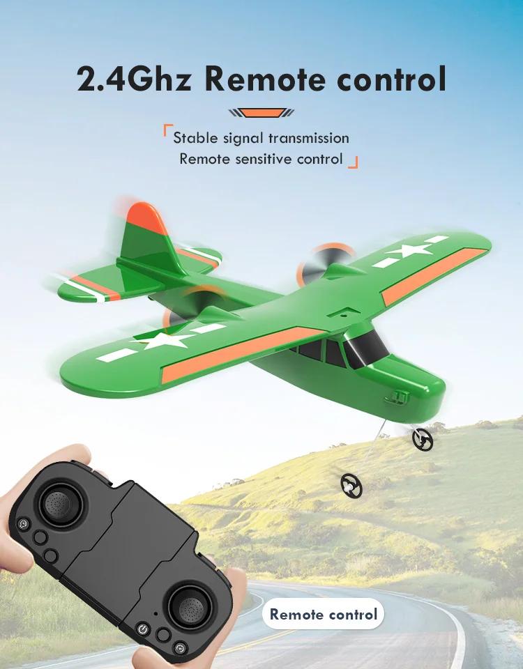 RC Glider Aircraft Foam Drone Electric Fighter Remote Control Airplane Fall Resistant Plane Toys for Boys Kids Christmas Gifts | Fugo Best