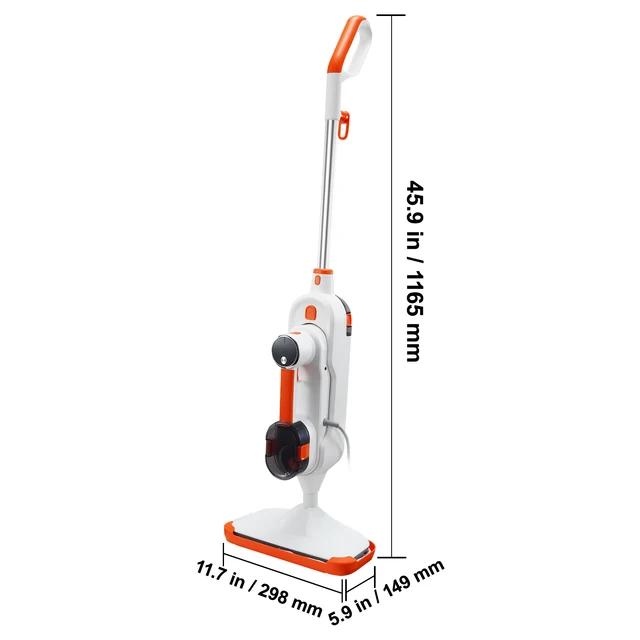 VEVOR Steam Mop 8/5/2-in-1 Hard Wood Floor Cleaner with Brush Heads for Various Hard Floors Like Ceramic Granite Marble Linoleum | Fugo Best